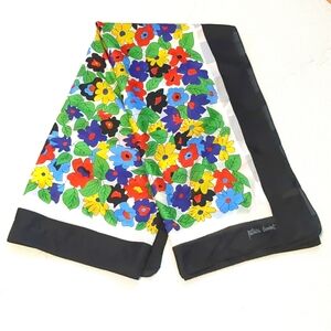 PATRICIA DUMONT 45" SQUARE Flower Scarf